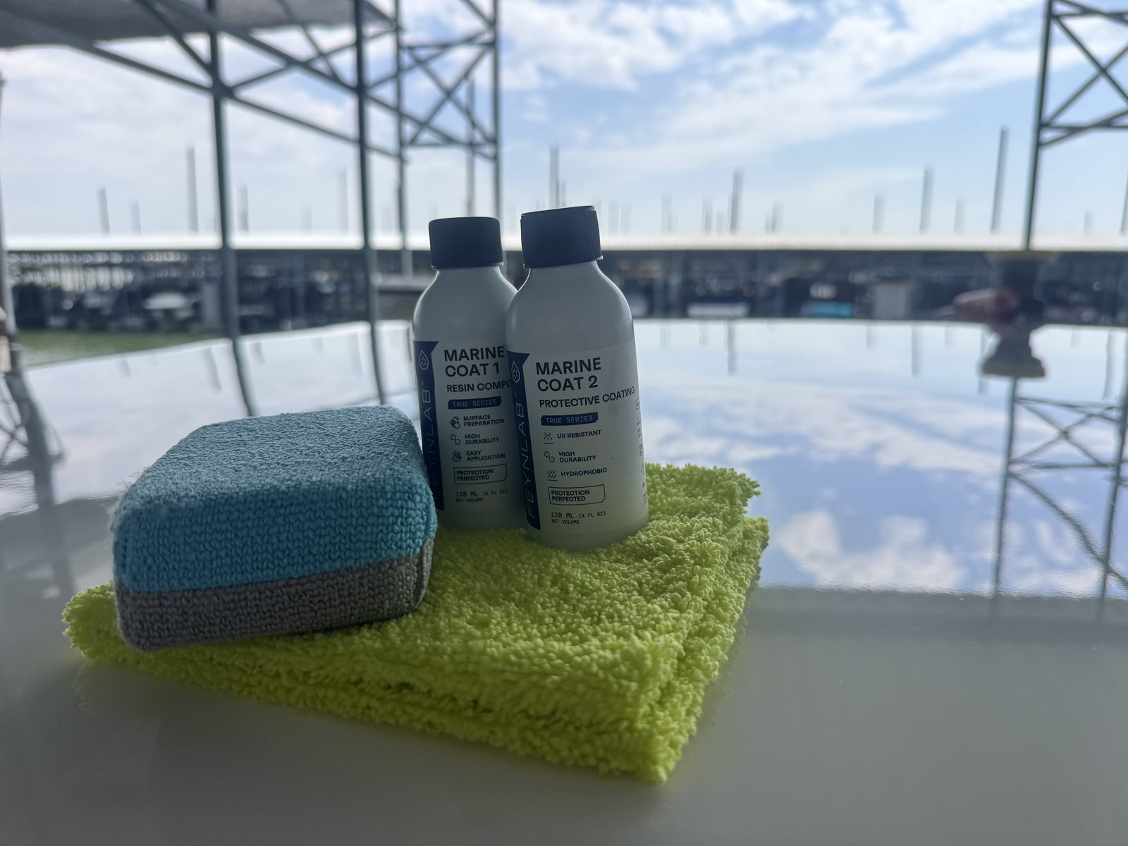 Feynlab Marine Coat 1 and 2 installer kit — nano-ceramic marine coating system